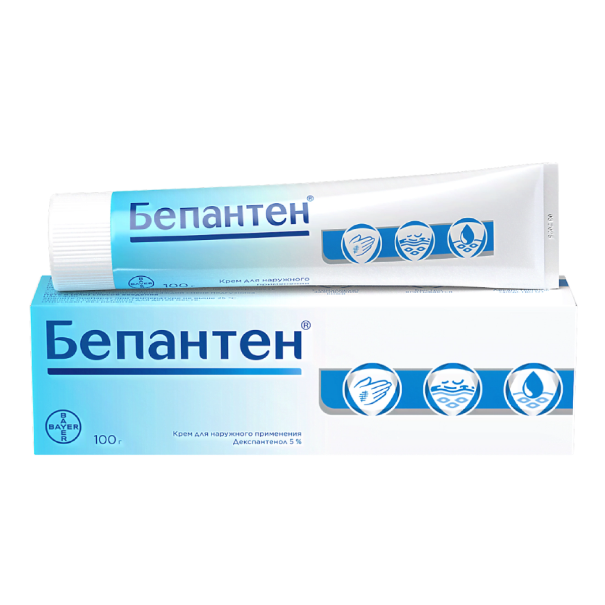 Бепантен, крем 5%, 100 г