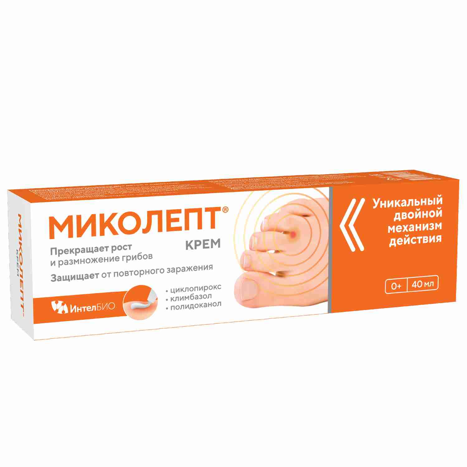 Миколепт, крем, туба 40 мл