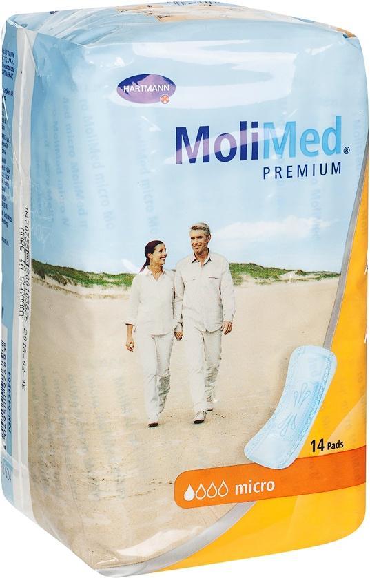 Molimed Premium Micro, прокладки урологические женские, 14 шт.