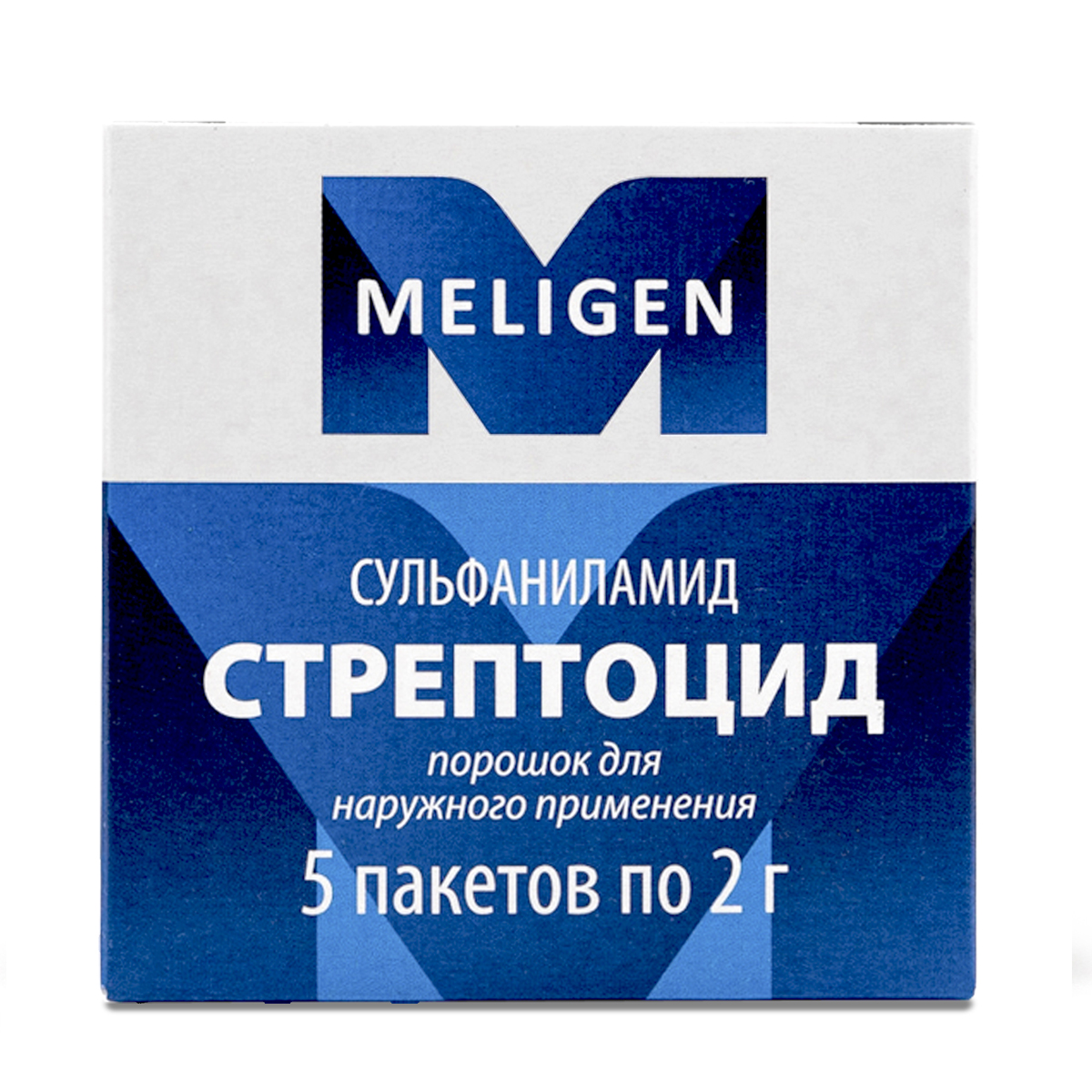 Стрептоцид, порошок, пакетики 2 г, 5 шт. дона порошок 1500 мг пакетики 20 шт