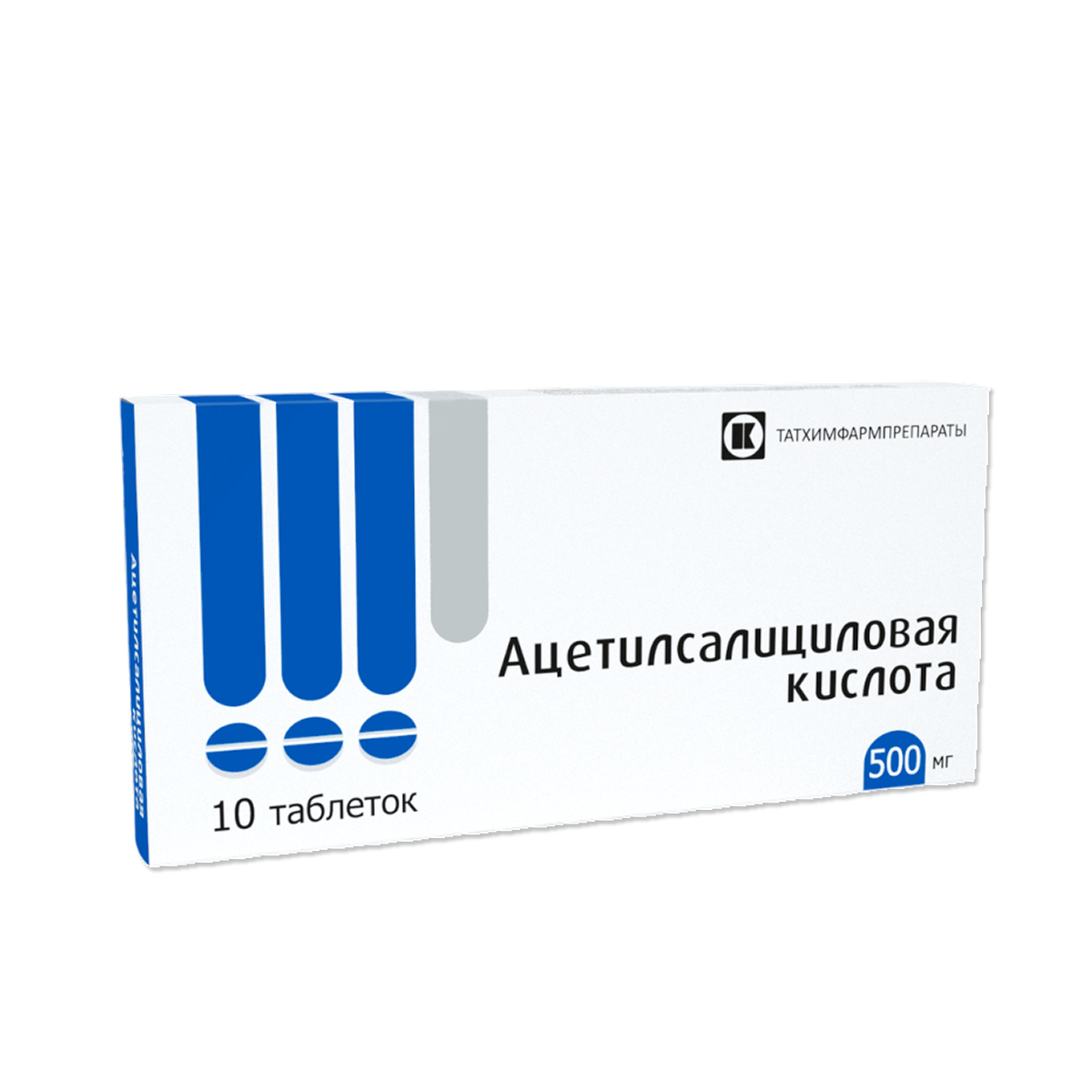 

Ацетилсалициловая кислота, таблетки, 500 мг