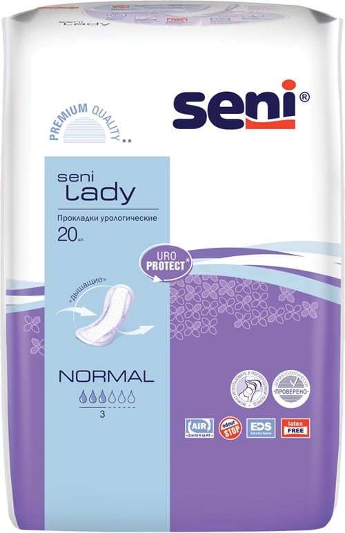 Seni Lady Normal, урологические прокладки, 20 шт.