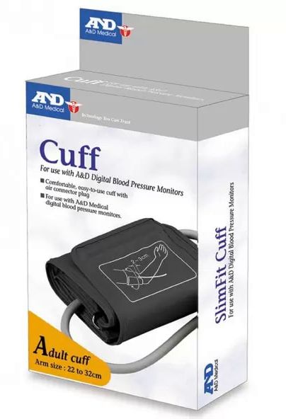Манжета для тонометров AND UA-CUFBOX (22-32 см) манжета манжеты монитор артериального давления ручной регулируемый сфигмоманометр