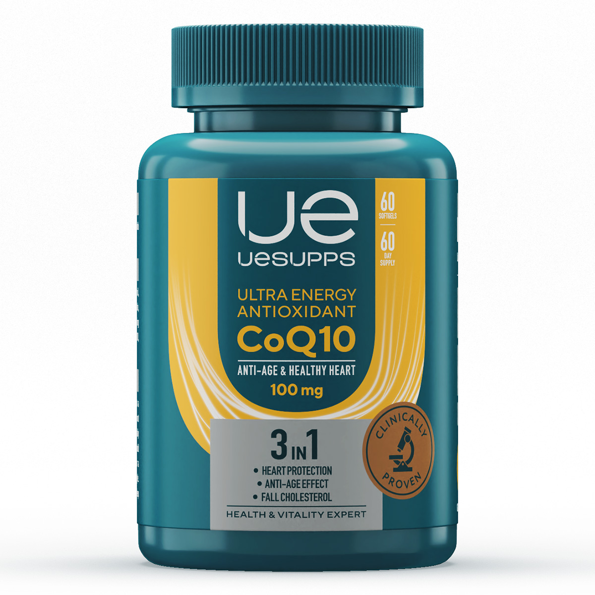 

UESUPPS Ультра Энерджи Антиоксидант Коэнзим Q10, капсулы