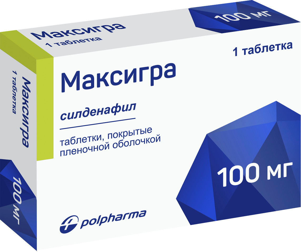 Максигра, таблетки покрыт. плен. об. 100 мг, 1 шт. купить по цене в  Ростове-на-Дону, инструкция, отзывы в интернет-аптеке Polza.ru