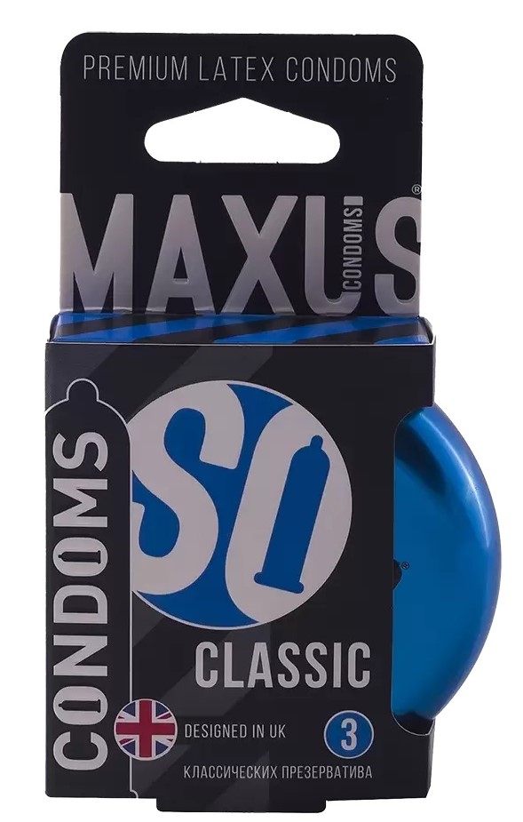 Maxus Classic презервативы 3 шт. maxus sensitive презервативы ультратонк 3 шт