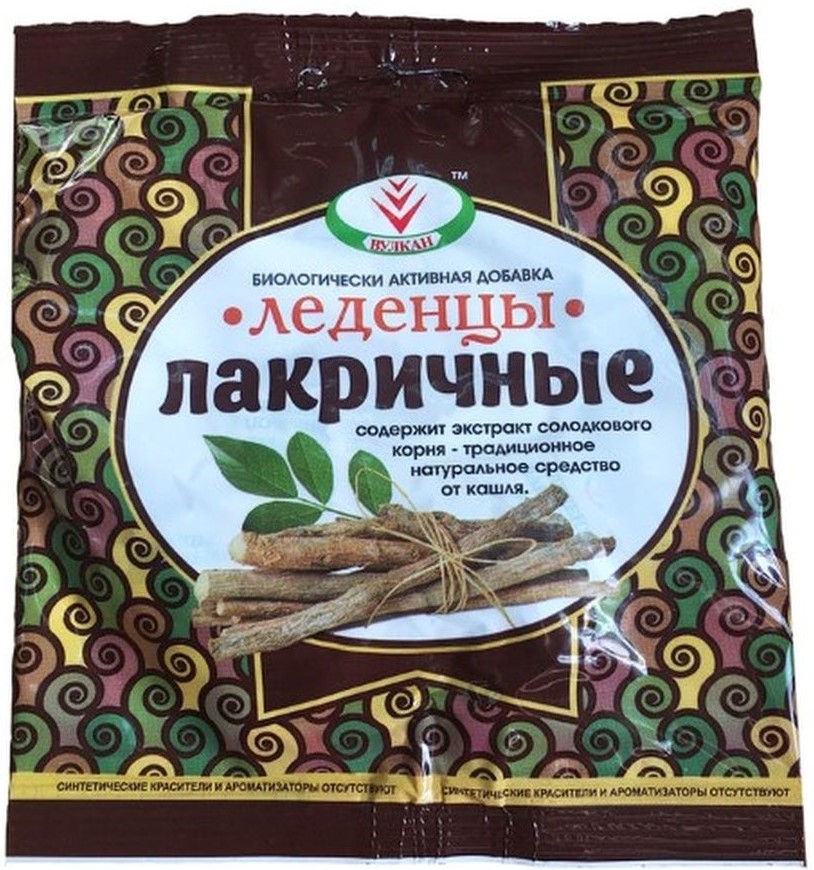 Леденцы лакричные 50 гр, 1 шт.