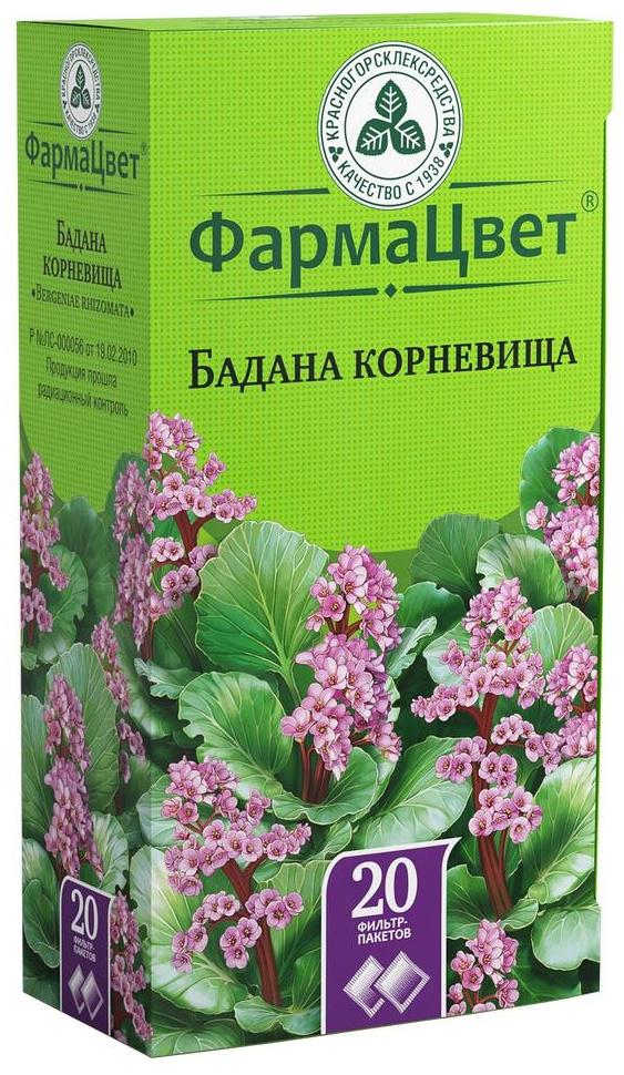 

Бадана корневища, пакетики 1,5 г, 20 шт,