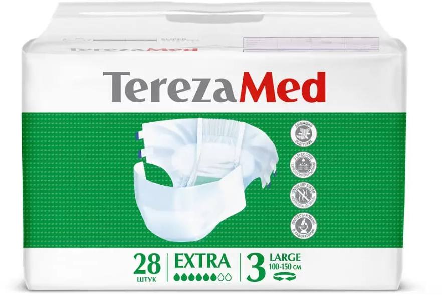 

TerezaMed, подгузники для взрослых XL, 28 шт.