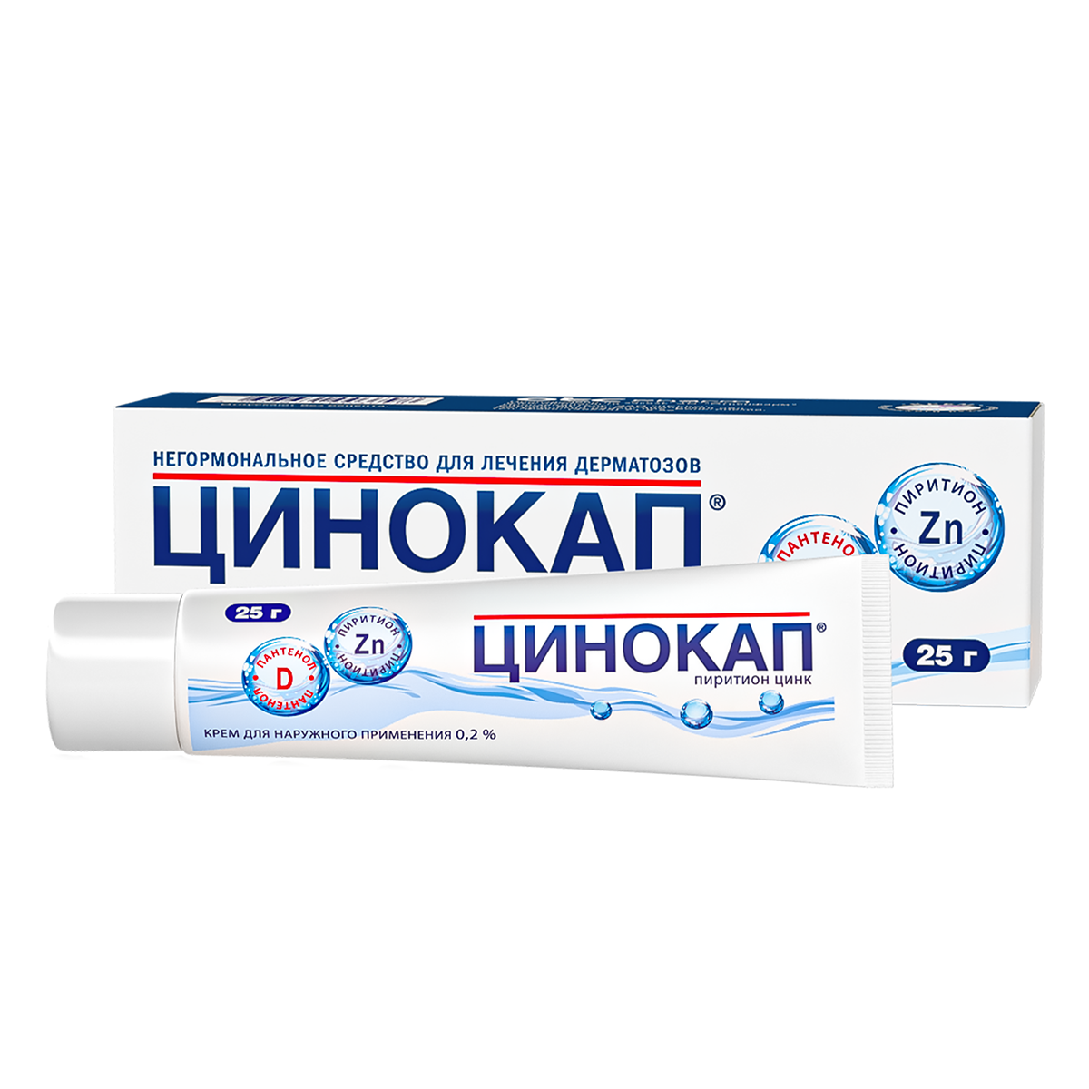 

Цинокап, крем 0.2% 25 г, 1 шт.