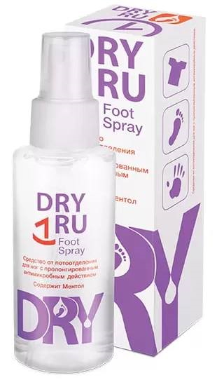ДрайРу Foot Spray, 100 мл dry dry дезодорант для ног foot spray 100