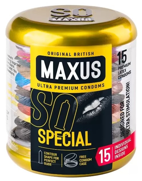 Maxus Special презервативы точечно-ребристые 15 шт.
