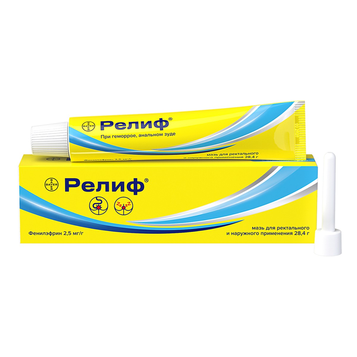 Релиф, мазь ректальная 28.4 г