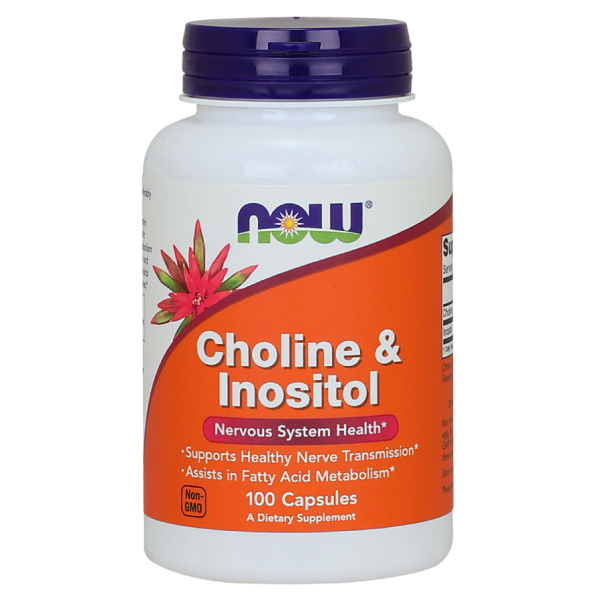 

Now Choline Inositol (Холин + Инозитол), капсулы массой 1142 мг, 100 шт.