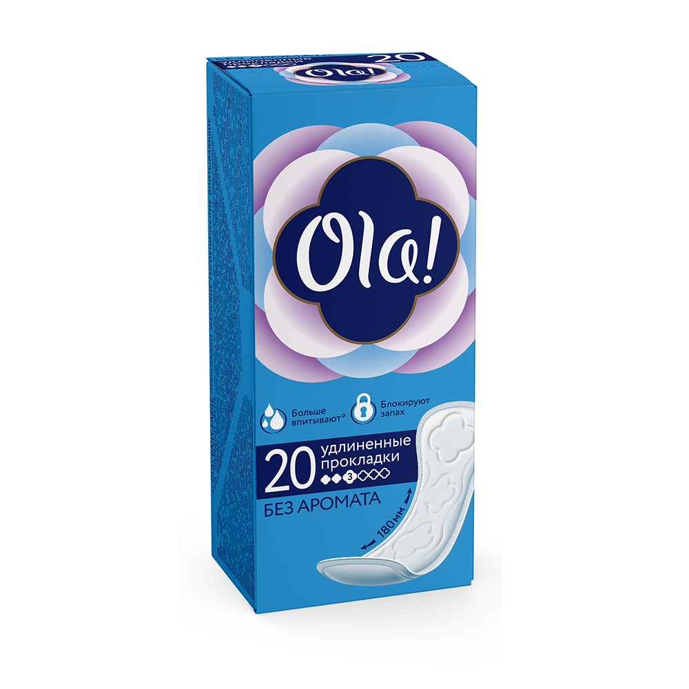 

Ola Daily, ежедневные прокладки, 20 шт.