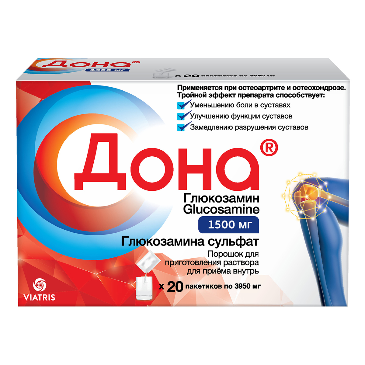 Дона, порошок, 1500 мг