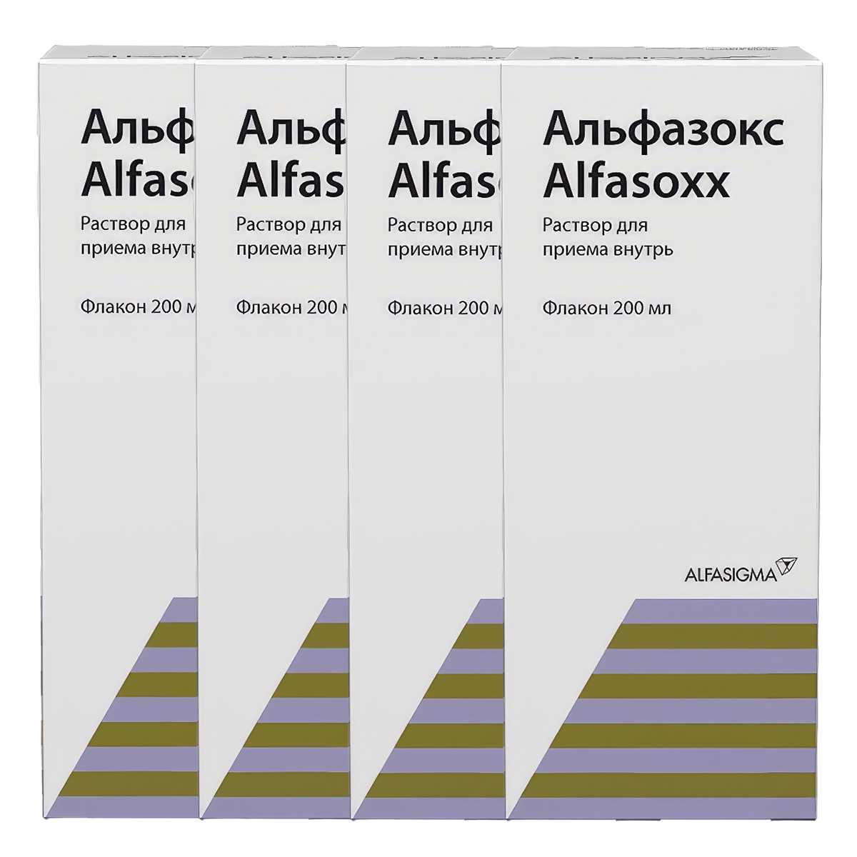

Набор из 4 уп. Альфазокс флакон 200мл