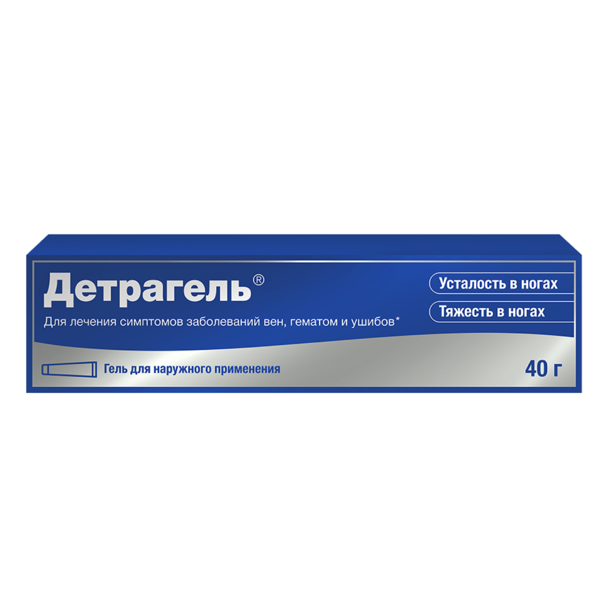 Детрагель гель для наружного применения 40г