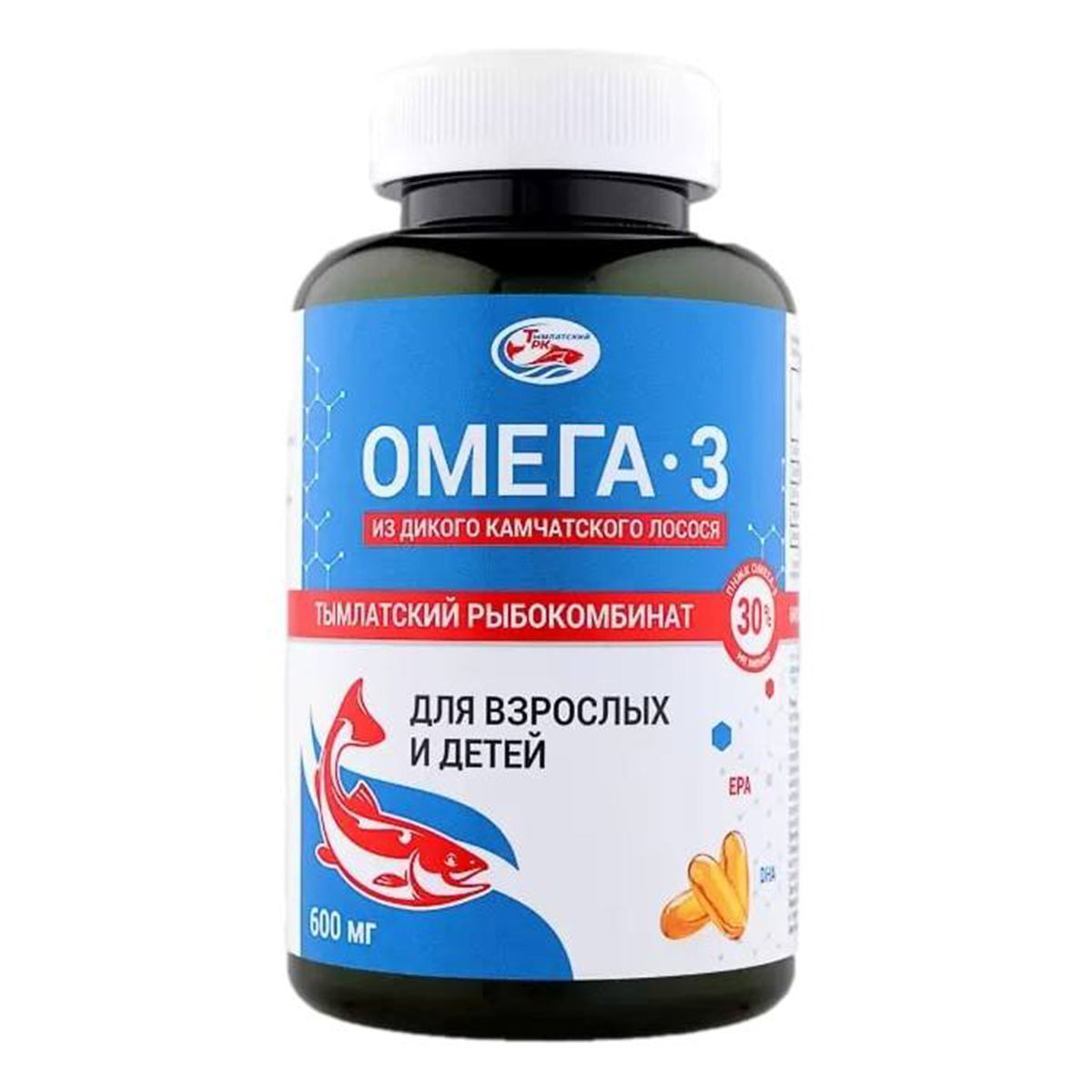 Омега-3, капсулы, 600 мг