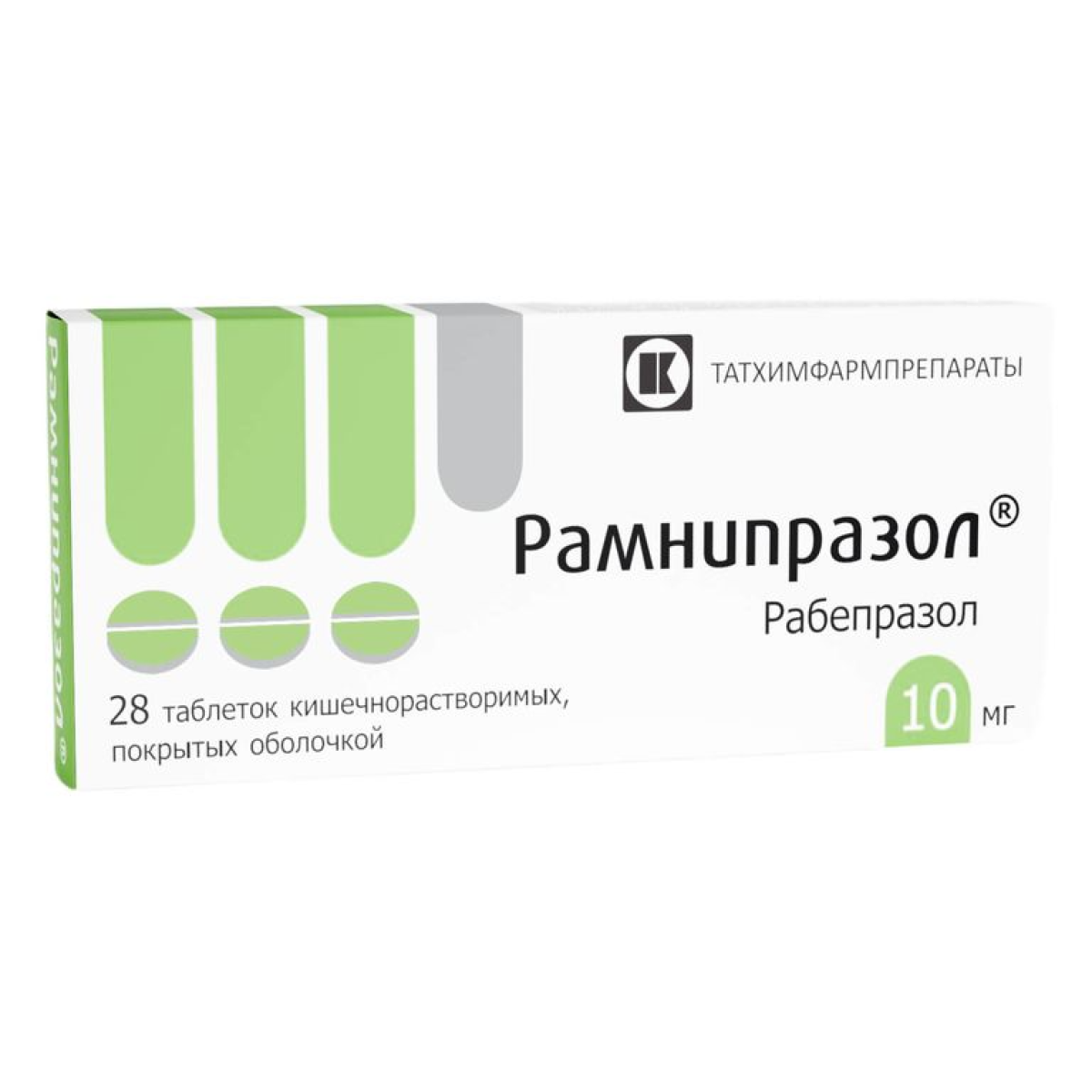 

Рамнипразол, таблетки, 10 мг