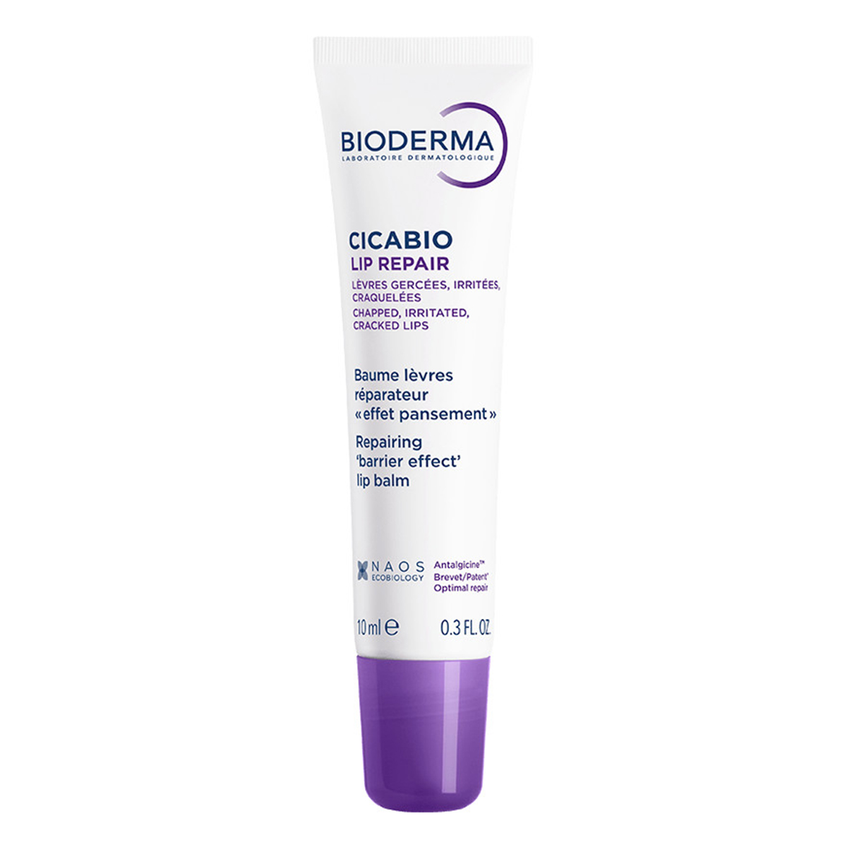 Биодерма (Bioderma) Cicabio Восстанавливающий бальзам для очень сухих губ, 10 мл