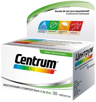 Centrum, таблетки
