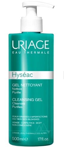 

Uriage Hyseac, гель для лица очищающий, 500 мл