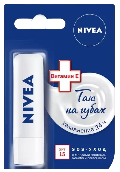 

Nivea Lip, бальзам для губ Интенсивная защита 4,8 г, 1 шт.