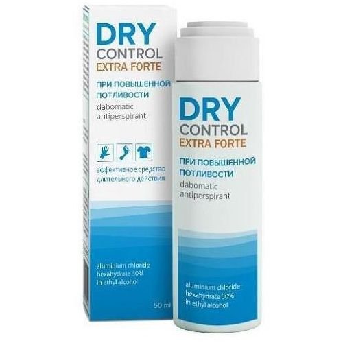 Dry Control Extra Forte h2o антиперспирант без спирта дабоматик дезодорант 30% 50 мл №1