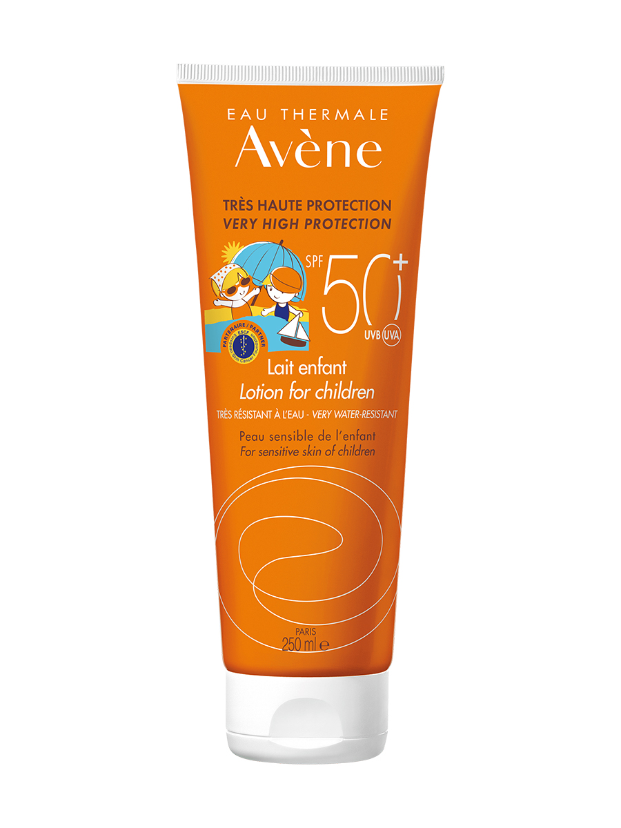 Avene Солнцезащитное молочко для чувствительной кожи детей SPF50+ 250 мл