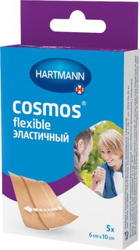 Cosmos Эластичный на текстильной основе 5 шт, 6 см х 10 см