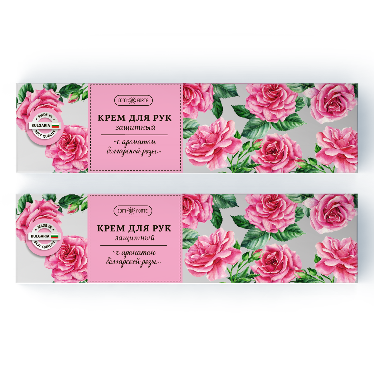 

Набор 2уп ComForte крем д/рук защитный с аром розы 50мл