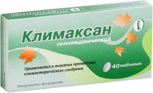 Климаксан, таблетки, 40 шт. климаксан гран 10г