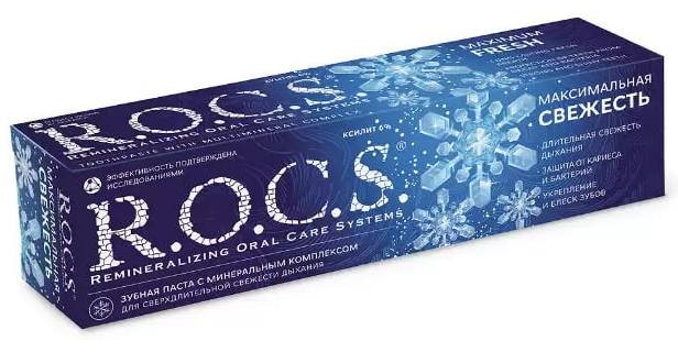 

Rocs, зубная паста Максимальная Свежесть, 94 г