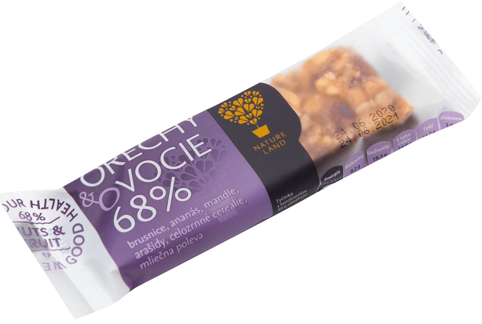 Мюсли орех с брусникой и витамином С 40 г 66₽