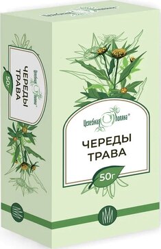 Целебная поляна трава череды 50г фитофарм