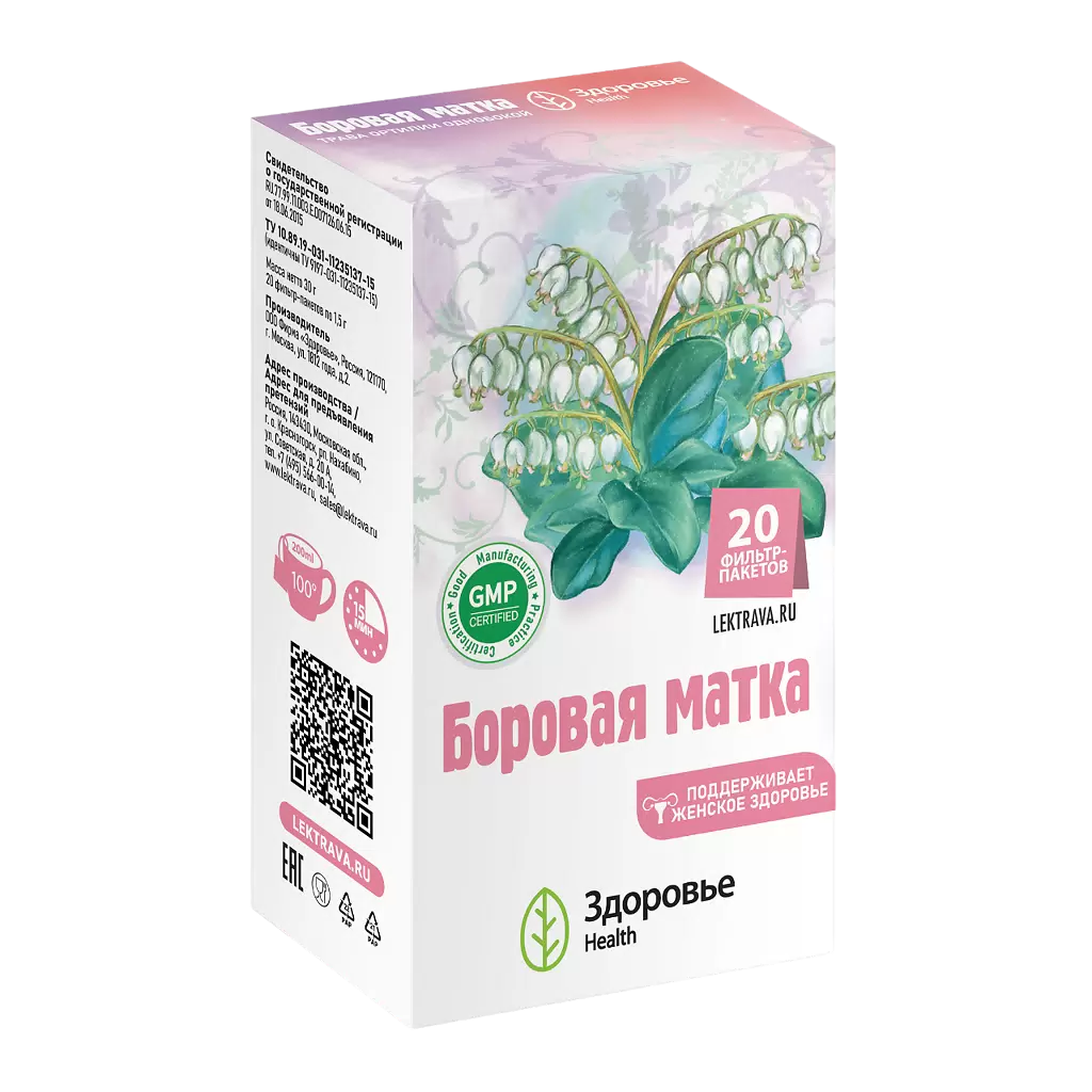 

Боровая матка, фильтр-пакеты 1,5 г, 20 шт.