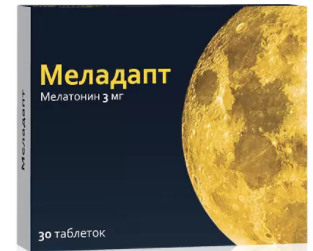 

Меладапт, таблетки, 3 мг