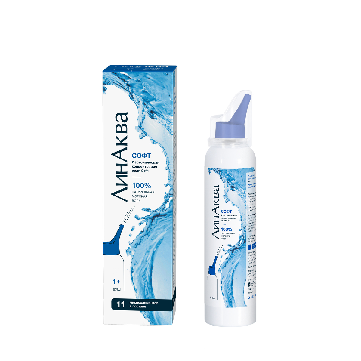 

ЛинАква, аэрозоль, 0.9%