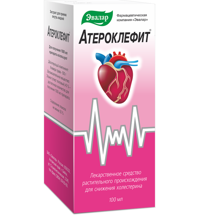 

Атероклефит, экстракт, 100 мл