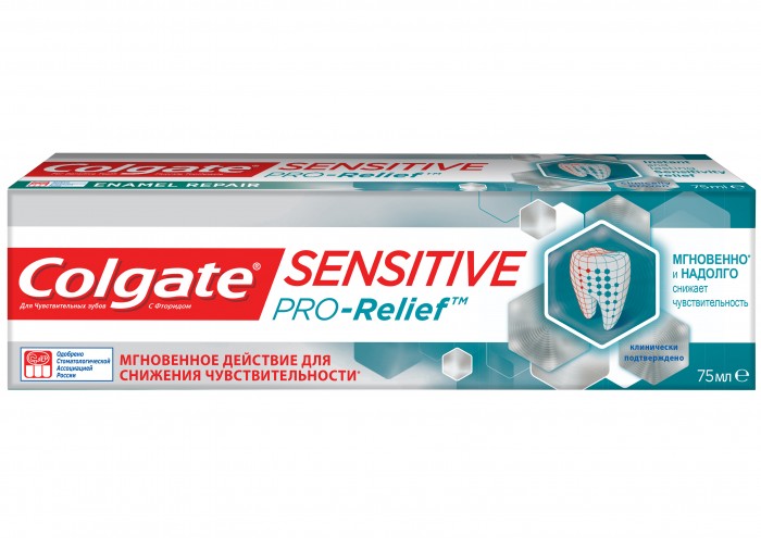 

Colgate Sensitive Pro-Relief, зубная паста для чувствительных зубов, 75 мл