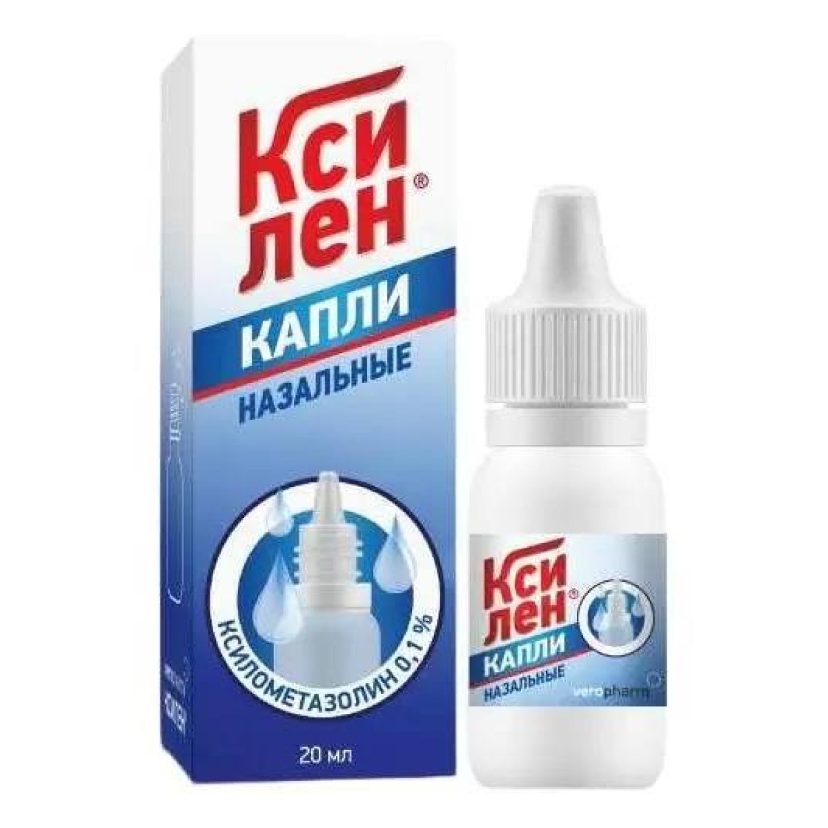 

Ксилен, капли 0.1% 20 мл, 1 шт.