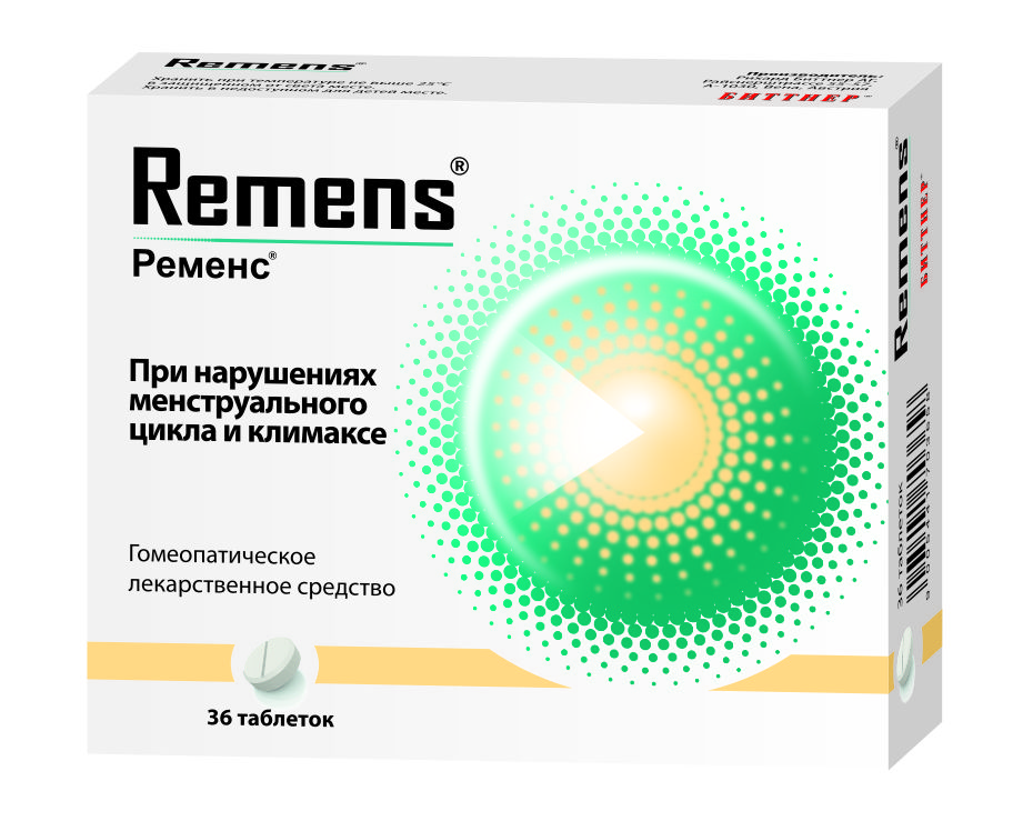 Ременс, таблетки подъязычные гомеопатические, 36 шт.