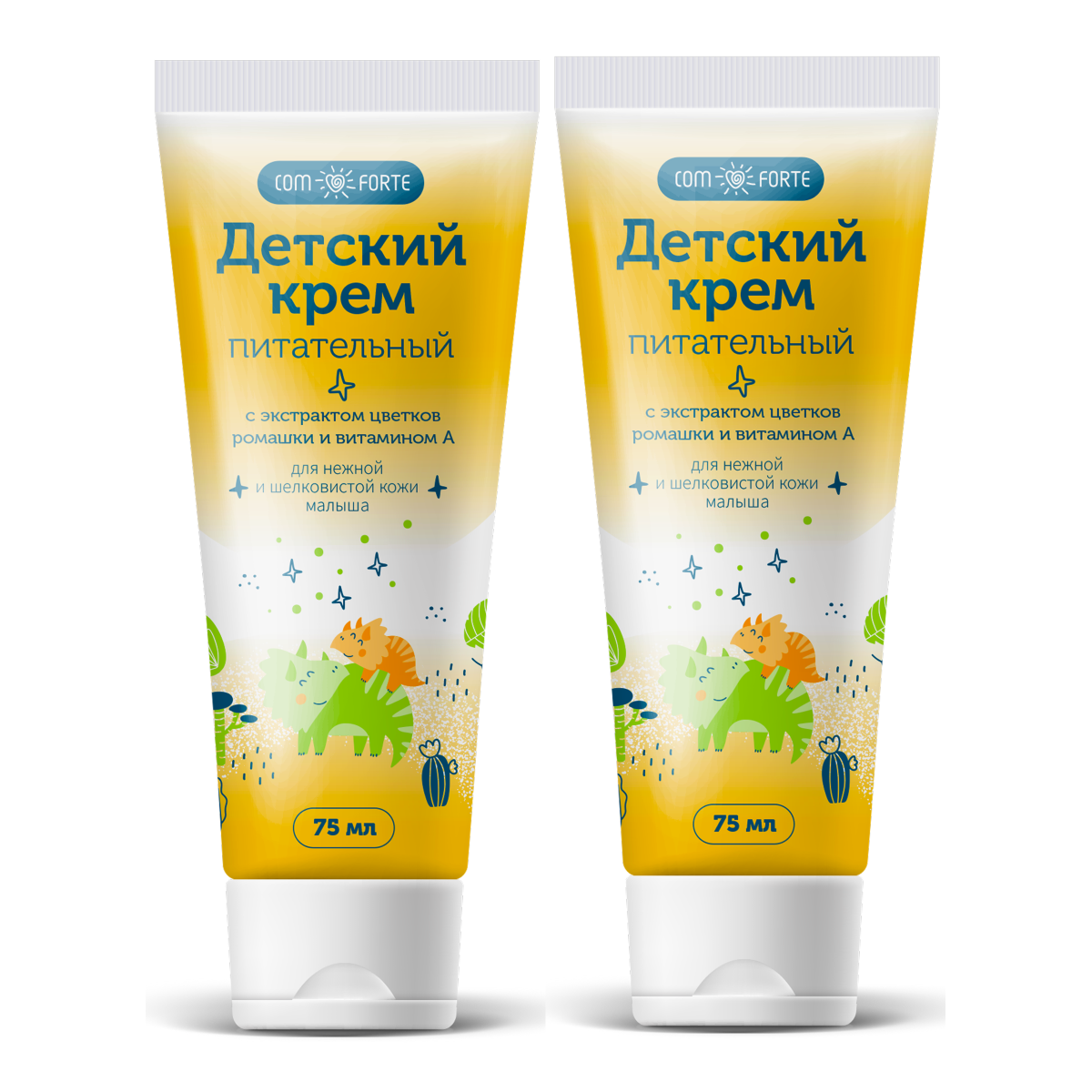 

Набор 2уп ComForte Детский крем Питательный туба 75мл