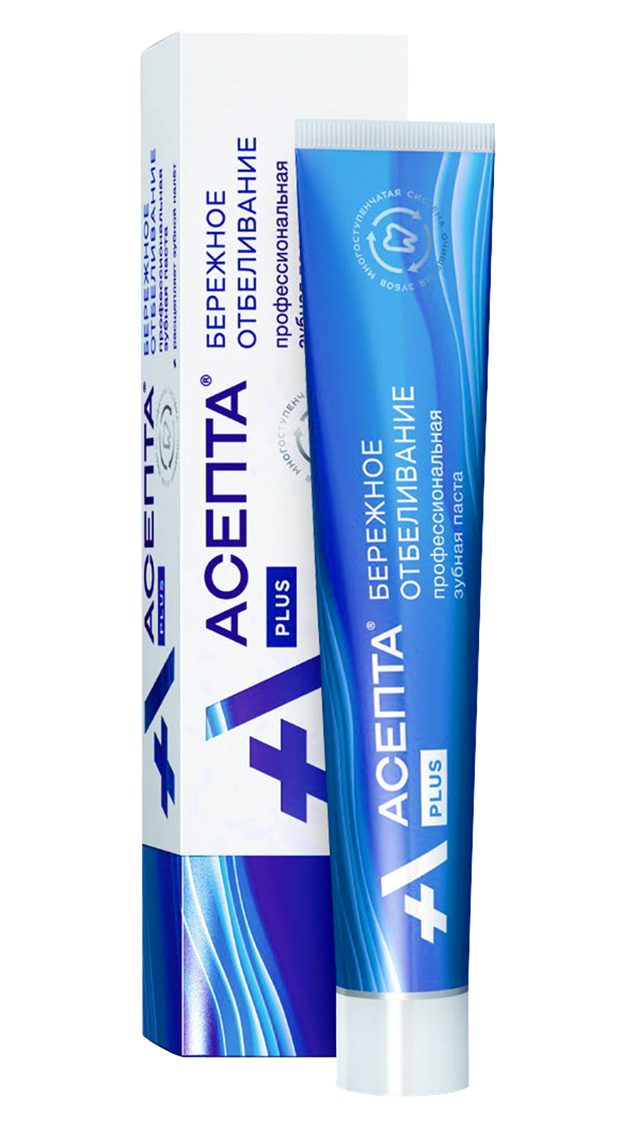 Асепта Plus Бережное Отбеливание, зубная паста, 75 мл kerasys dс 2080 pro mild зубная паста для чувствительных зубов и десен 125 г