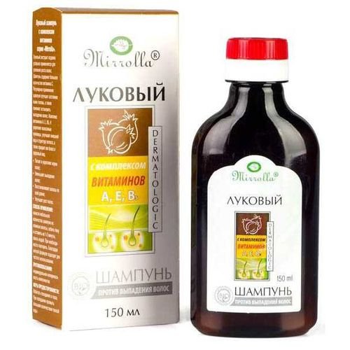 Мирролла шампунь луковый с комплексом витаминов шампунь 150 мл №1