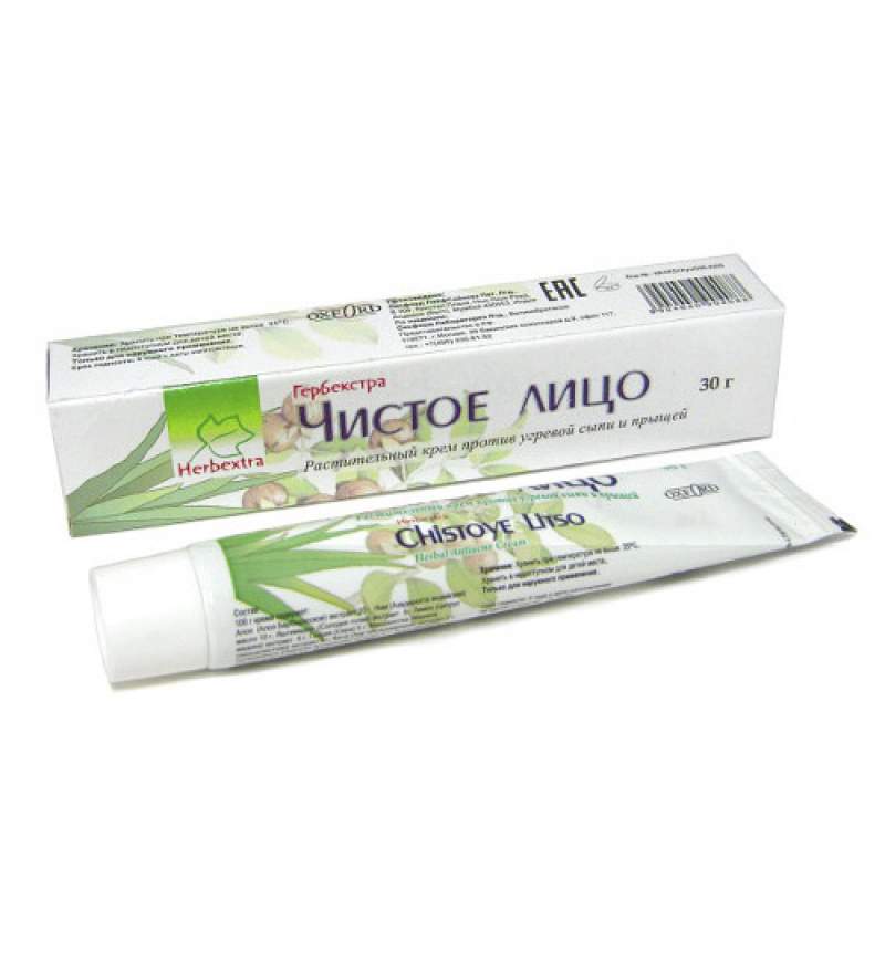 

Herbextra Чистое лицо, крем для ухода за кожей, 30 г