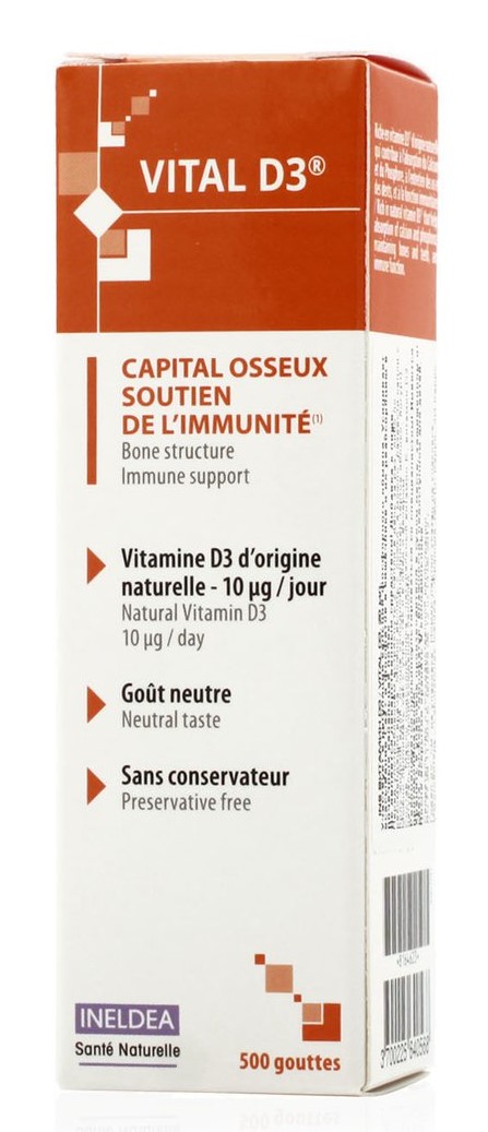 Vital D3 минерализация костей, 20 мл