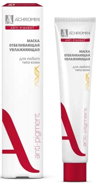 

Ахромин, отбеливающая и увлажняющая маска, 75 мл