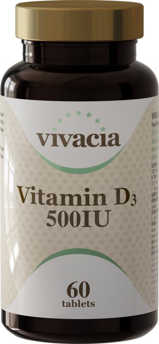 Vivacia Витамин D3 500 МЕ таб 60 шт